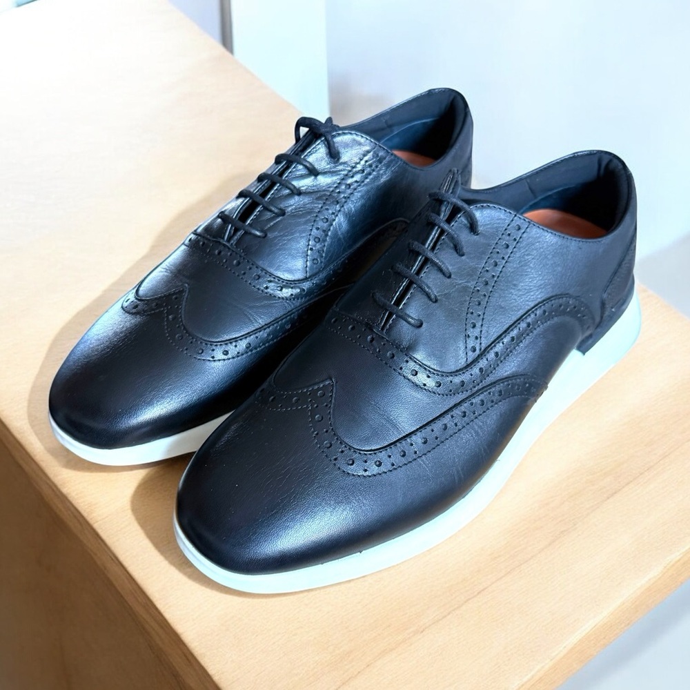 Wolf and Shepherd Mens Derby Wingtip leather lace up Shoes Size 10M